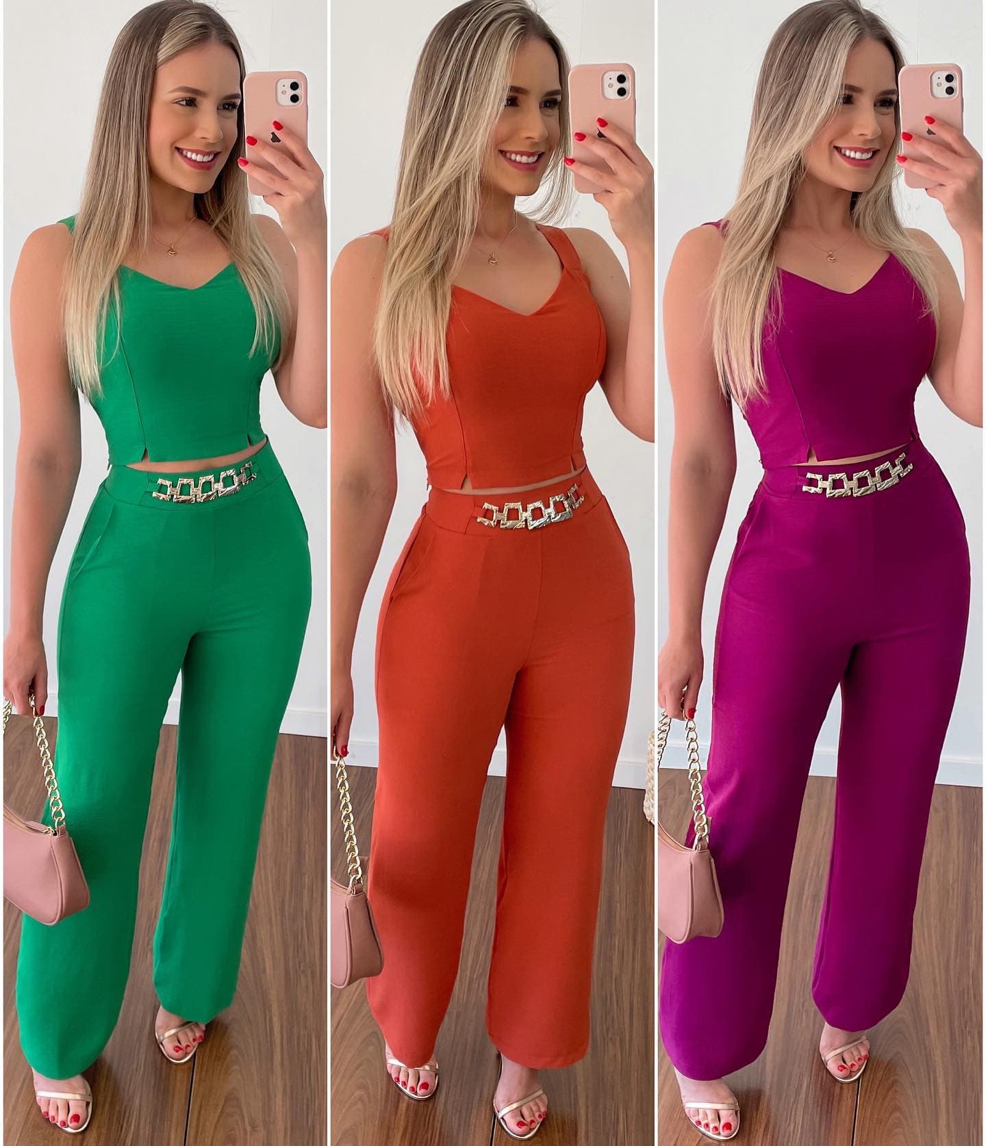 CONJUNTO CORRENTE GLAM